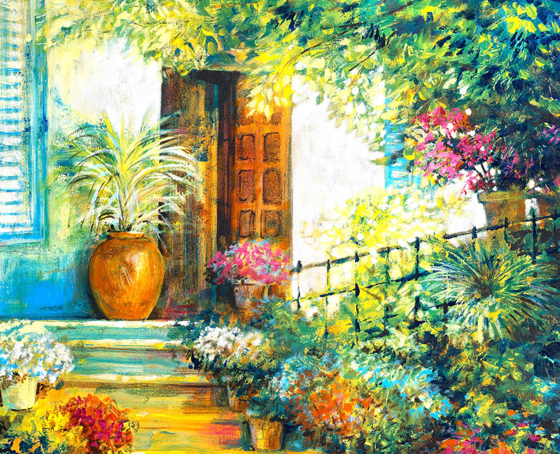 Affresco Paesaggi e Trompe l'oeil - ArteAffreschi